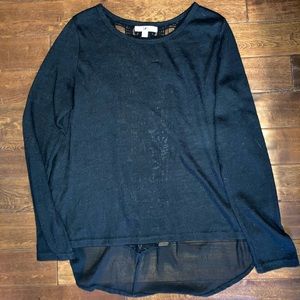 Ya Knit Swing Top With Lace Back